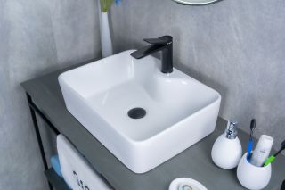 Раковина Gid N9091 51176 накладная белая 48x37x13